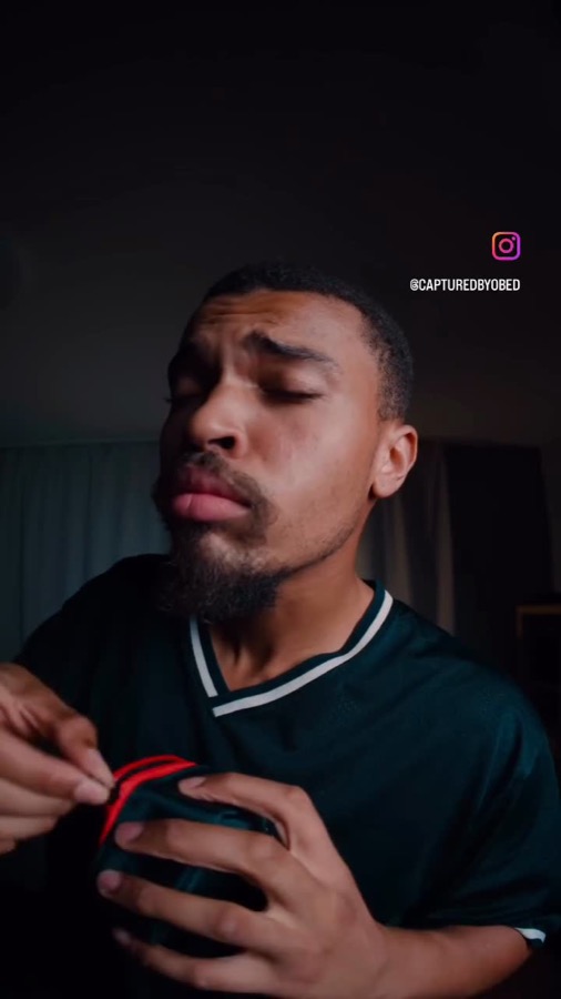 Creator unboxing a DJI product